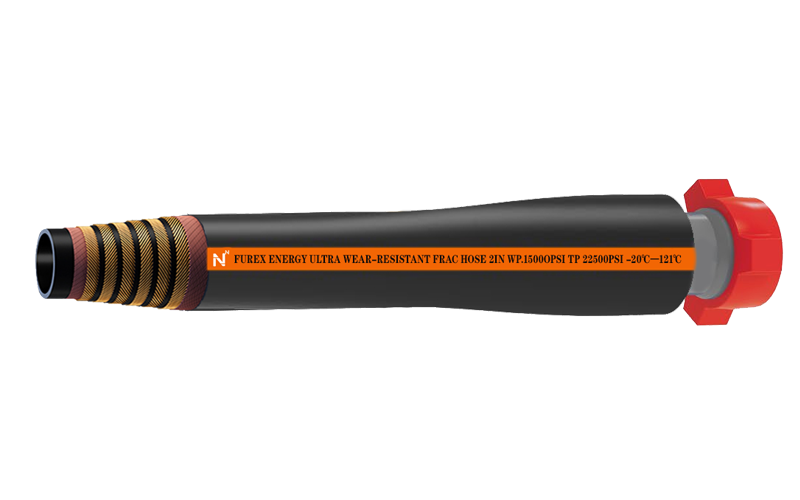 Integral frac hose structure